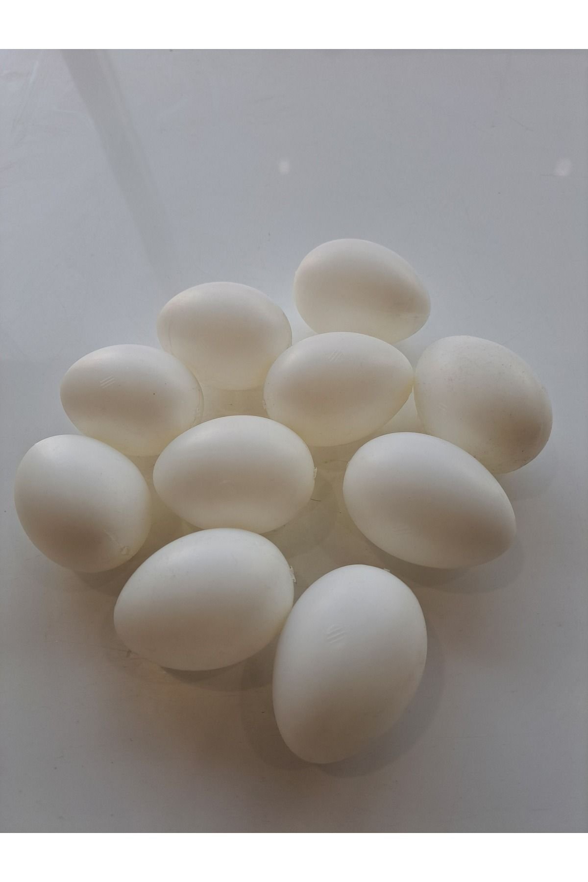 1_org_zoom-15.jpg Plastik Tavuk Yumurta Beyaz (10 Adet) - Görsel 1