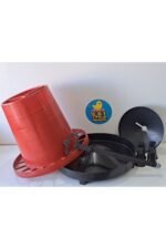 12 Kg. Broiler Ayaklı Yemlik - Görsel 2