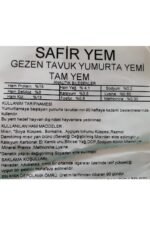 Safır Yem Gezen Tavuk Yumurta Yemı(5kg) - Görsel 3
